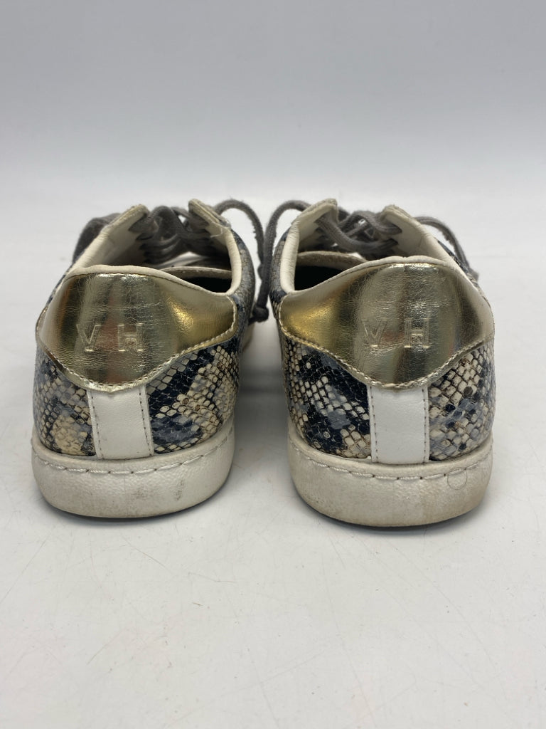 Vintage Havana US Shoe Size 10 White Gray/Black Snakeprint Sneakers