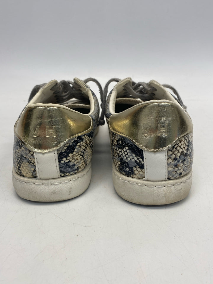 Vintage Havana US Shoe Size 10 White Gray/Black Snakeprint Sneakers