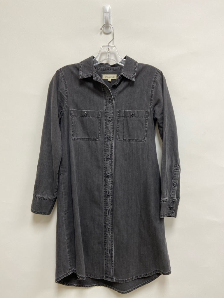 Madewell Size XXS Gray Ladies Dress