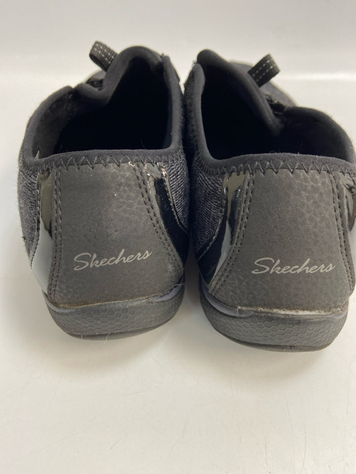 Skechers US Shoe Size 8.5 Blk/Gray Sneakers