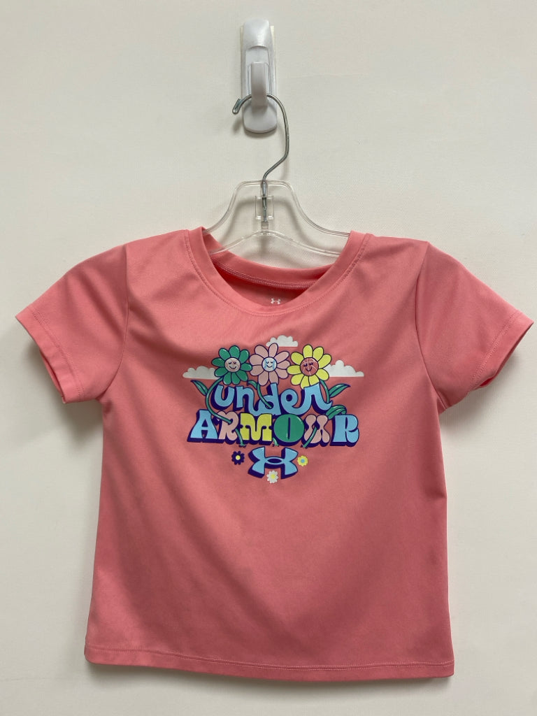 Under Armour SIZE 5 Pink Blue/Yellow Flowers Girl&