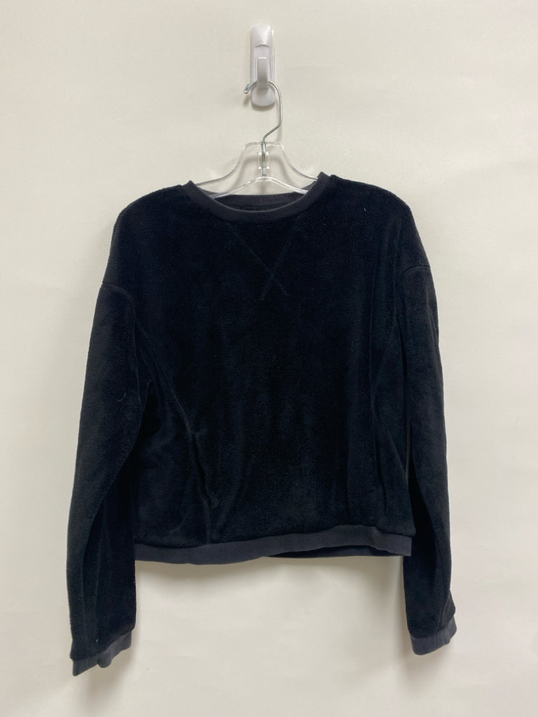 Athleta Girl SIZE 8/10 Black Fuzzy Girl&