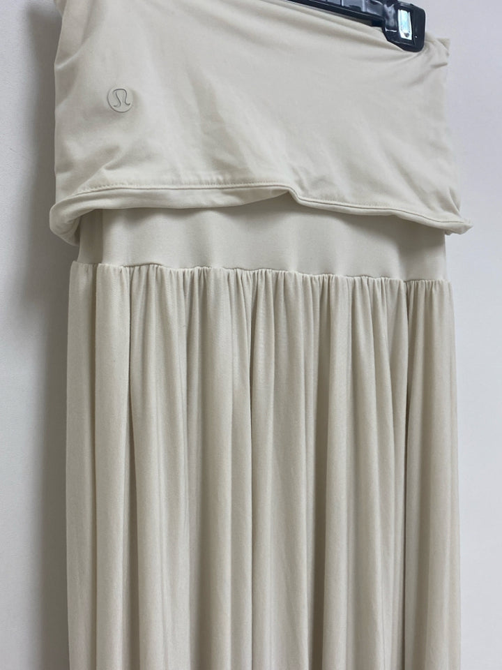Lululemon Size S Cream Maxi Ladies Dress