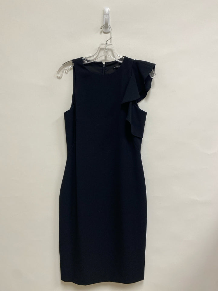 Antonio Melani Size 2 Black Ruffles Sleeveless Ladies Dress