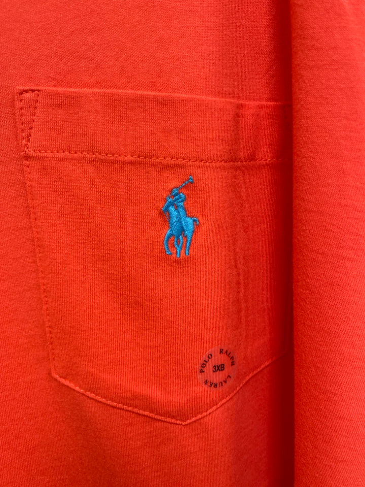 NWT Polo Size 3X Dark Coral Men&