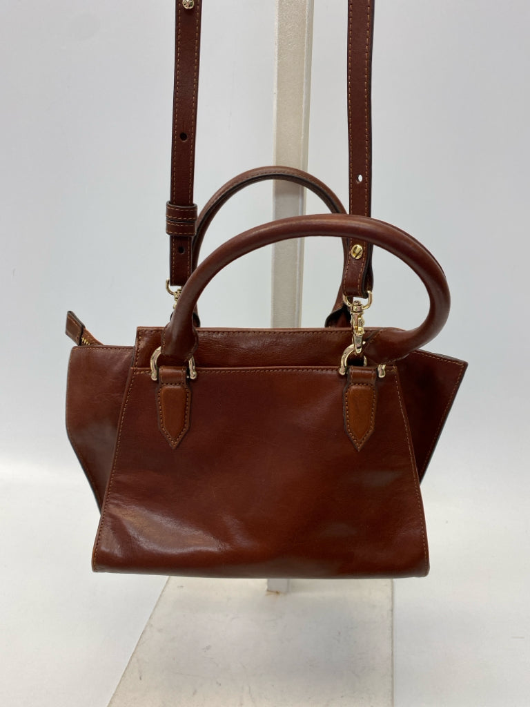 Brahmin Dark Brown Leather Handbag