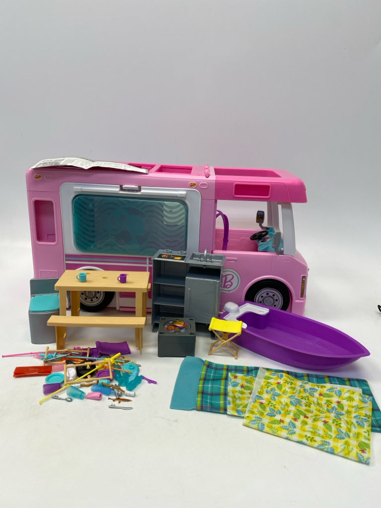 Barbie Pink Multi Color Camping Misc. Toy