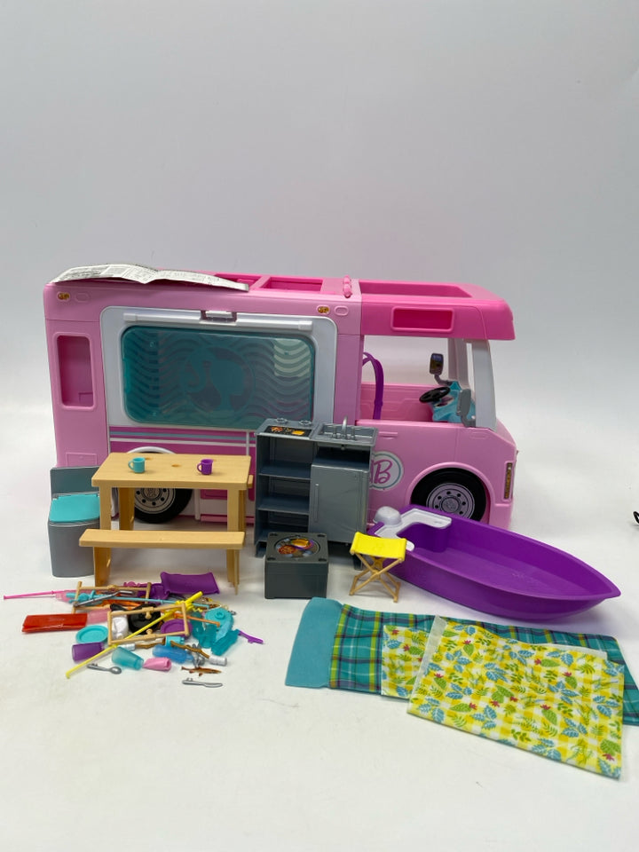 Barbie Pink Multi Color Camping Misc. Toy