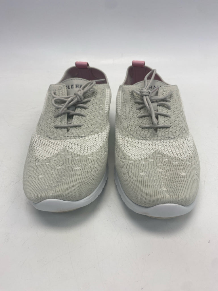 Cole Haan US Shoe Size 10.5 Gray Lace-up Knit Sneakers