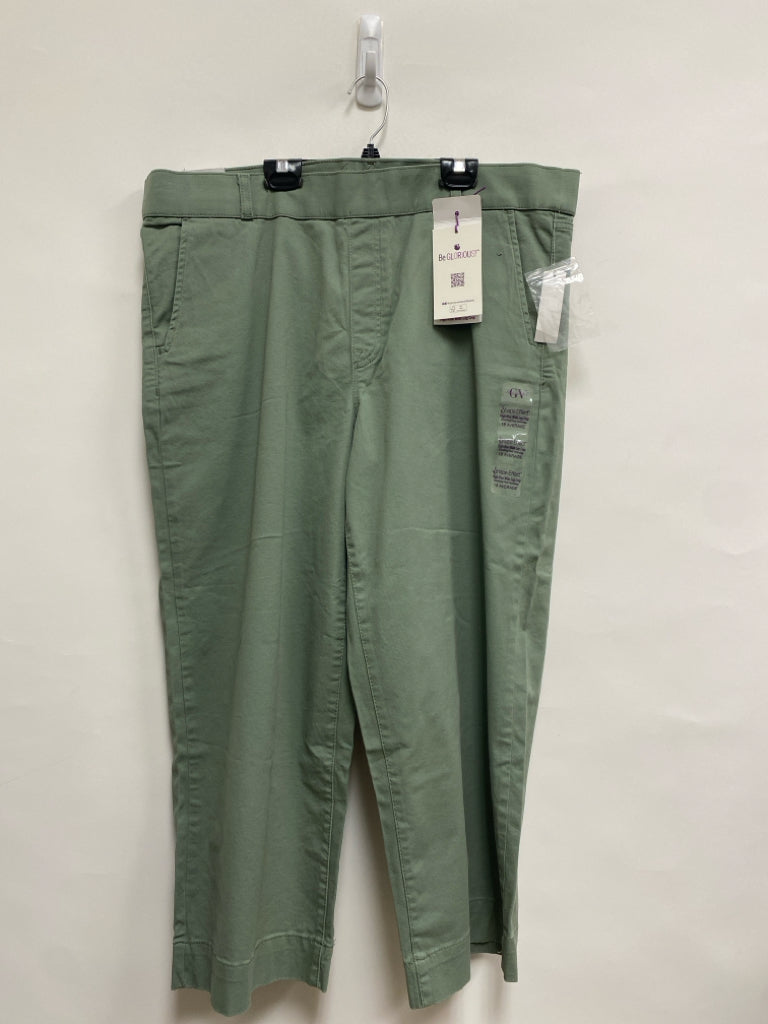 NWT G. Vanderbilt Size 18 Green Plus Size Pants