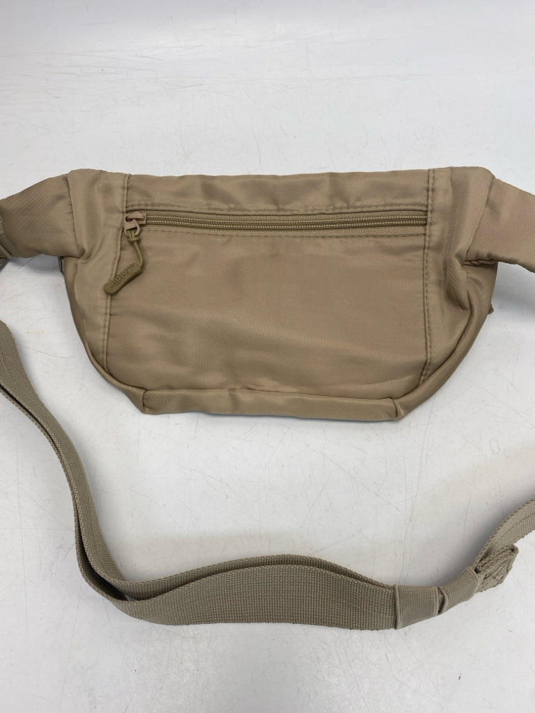 foldie Brown Nylon Belt Bag