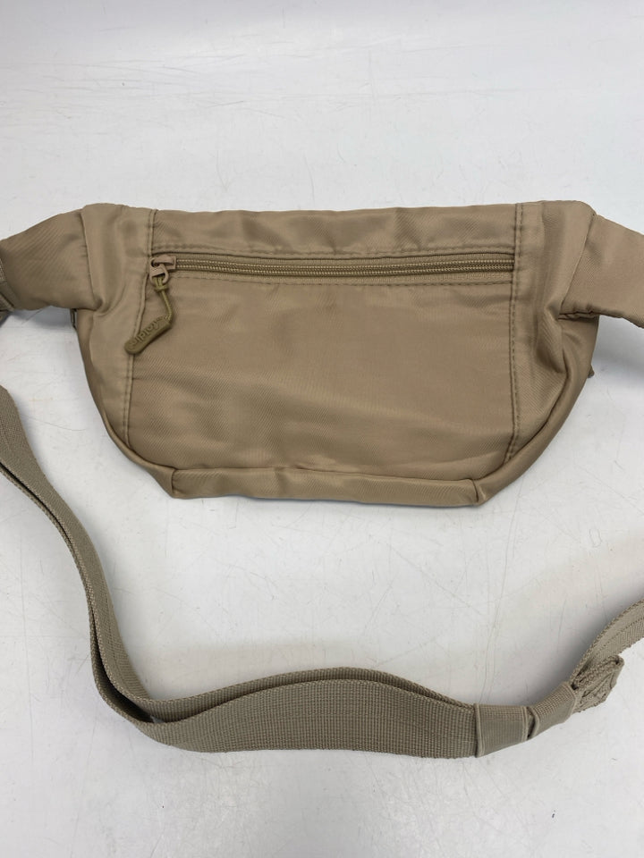 foldie Brown Nylon Belt Bag