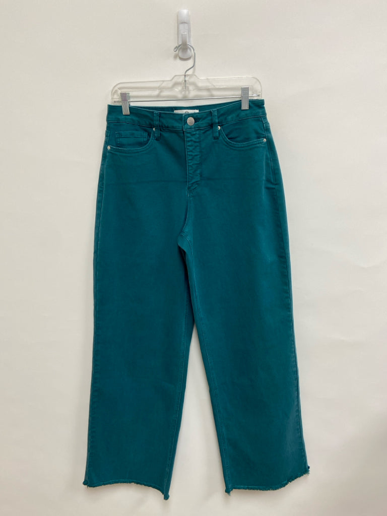 Size 11 Dark Turquiose Wide Leg Ladies Jeans