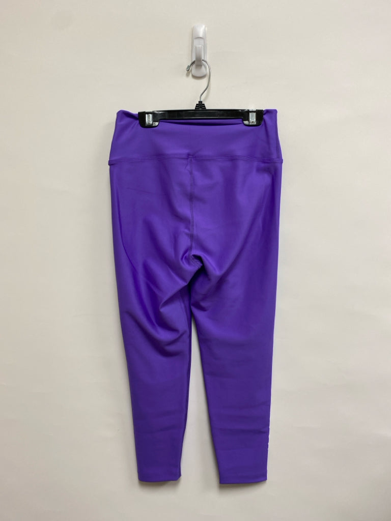 PELOTON Size L Purple Cropped Athletic Leggings