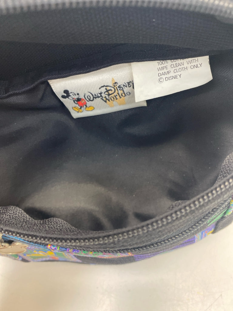 Disney Black Multi-Color Belt Bag