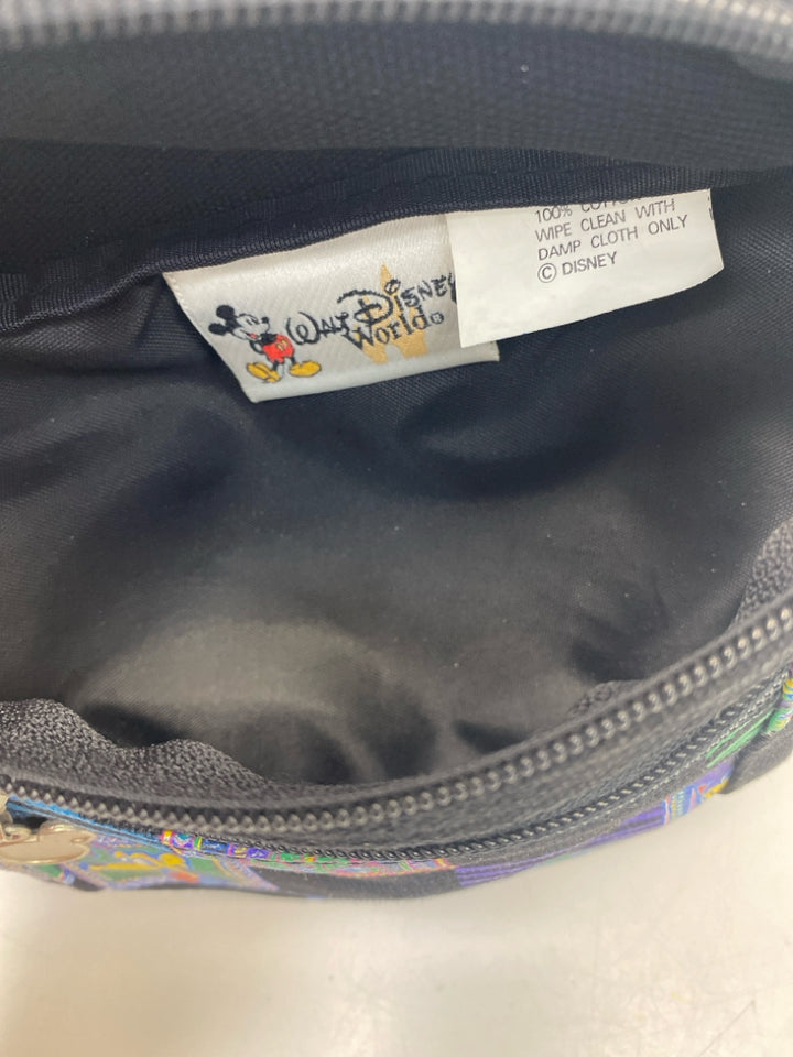 Disney Black Multi-Color Belt Bag