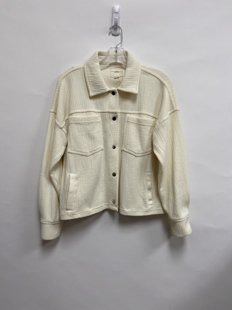 THREAD+SUPPLY Size XS Cream Ribbed Corduroy Ladies Jacket