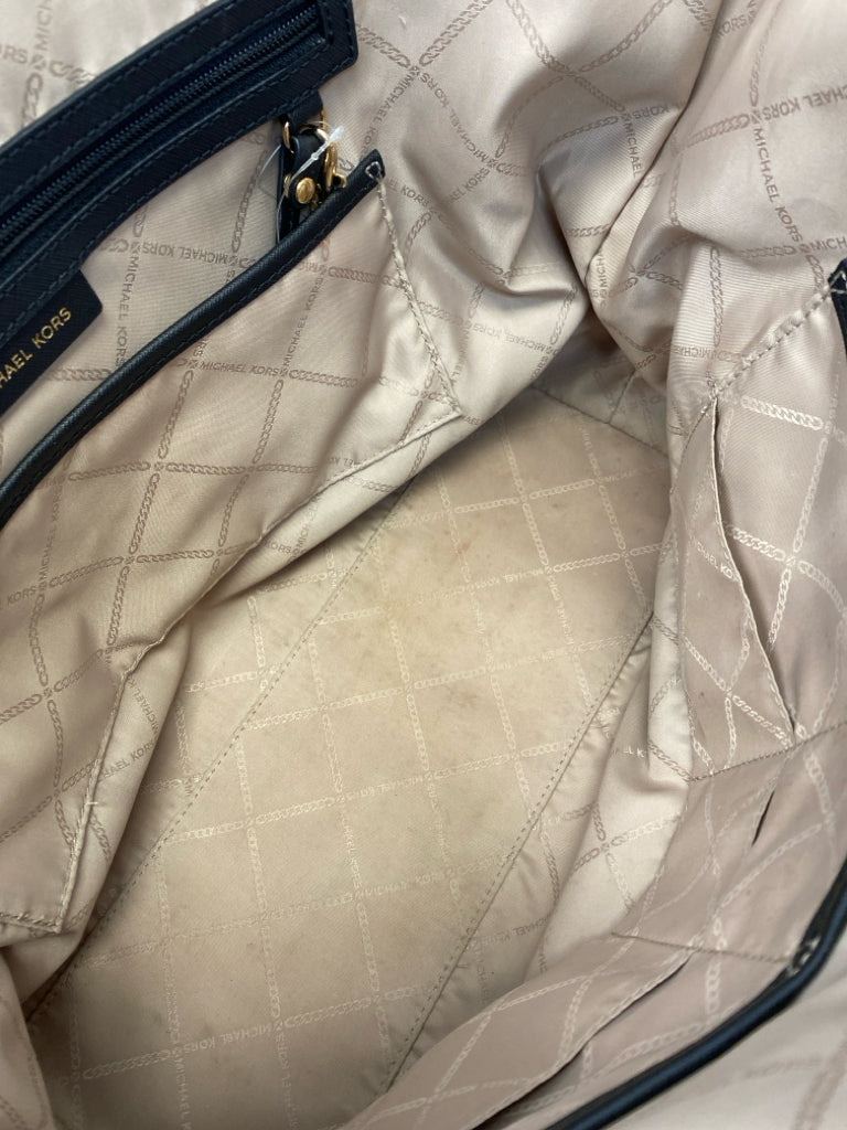 Michael Kors Navy Nylon Handbag