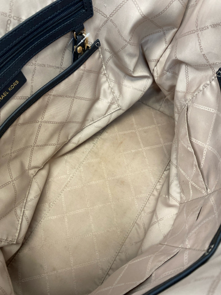 Michael Kors Navy Nylon Handbag