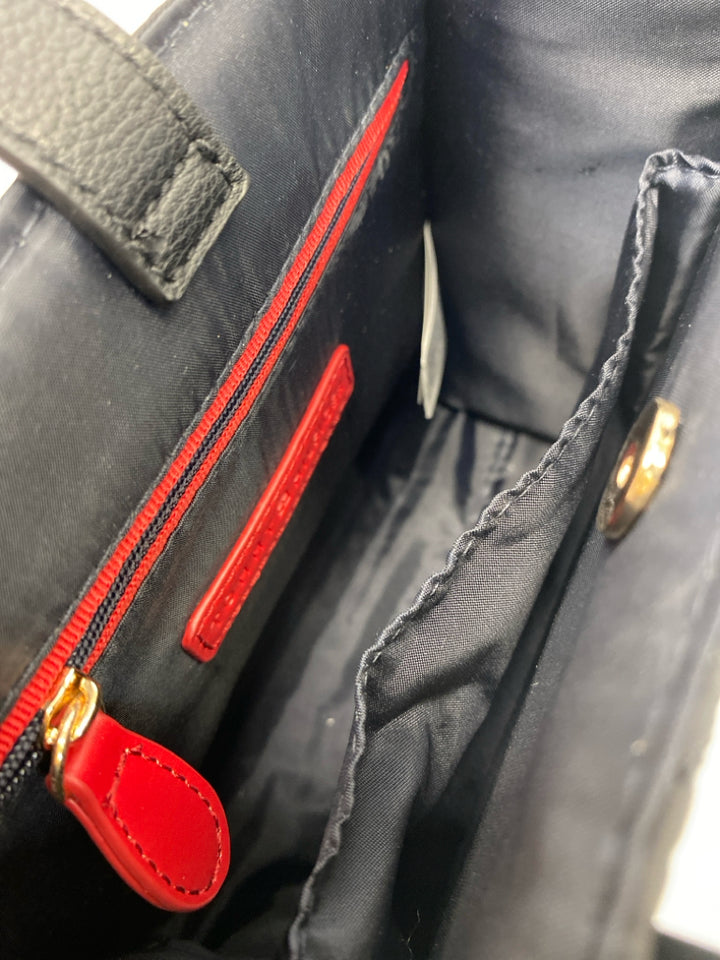 Tommy Hilfiger Black Quilted Nylon Crossbody