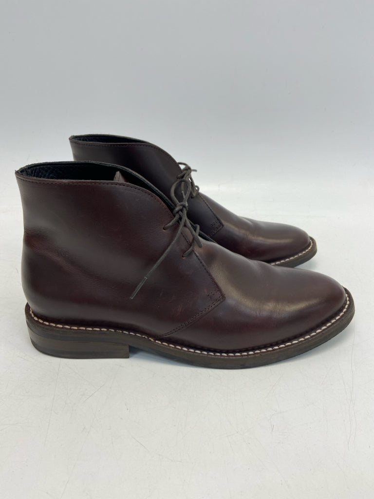 Thursday Boot Co Size 8 Brown Lace-Up Leather Men&