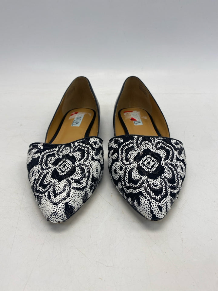 Cynthia Rowley US Shoe Size 10 Blk/Wht Flats