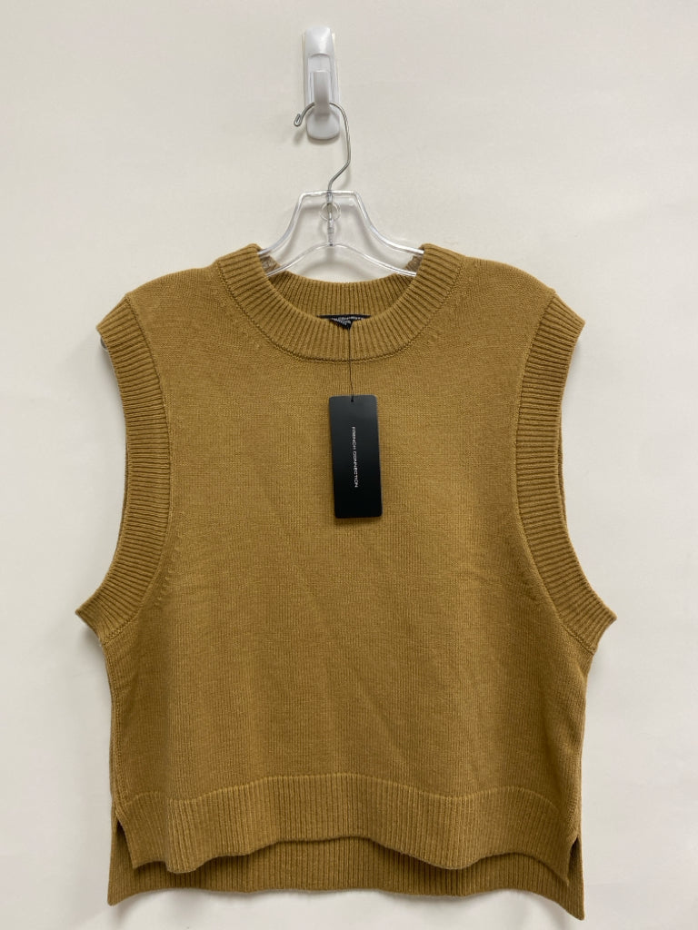 NWT French Connection Size XL Camel Sleeveless Ladies Sweater