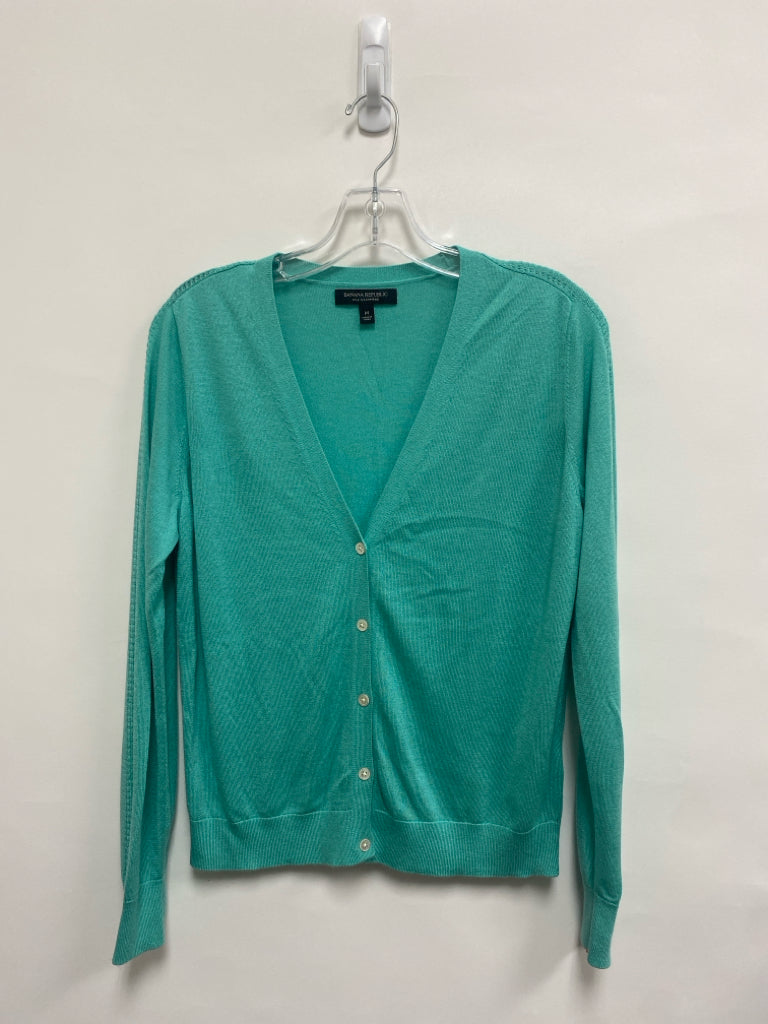 Banana Republic Size M Turquoise Cardigan Ladies Sweater