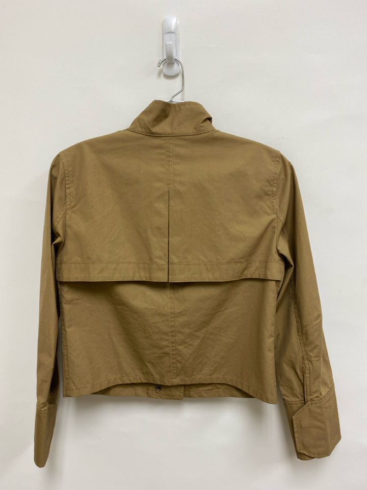 J Crew Size 4 Tan Cropped Cotton Ladies Jacket