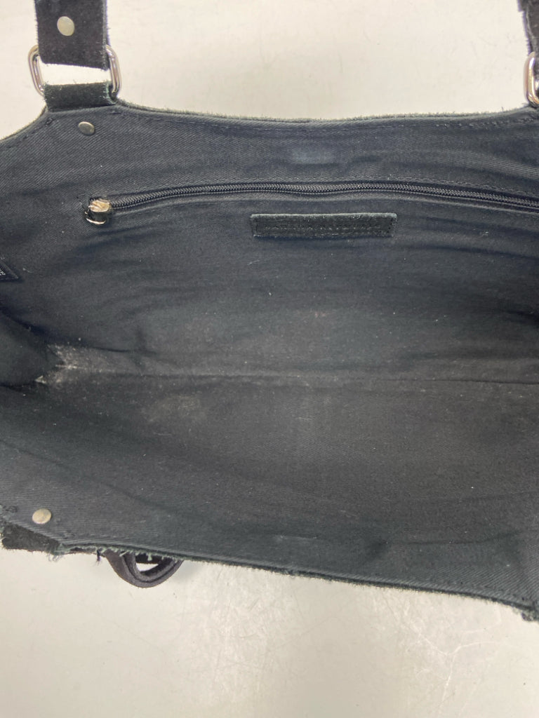 Banana Republic Black Studded Suede Handbag