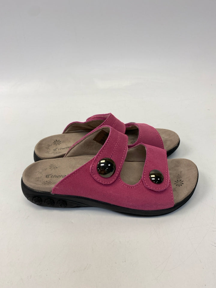 Size 6.5 Magenta Sandals