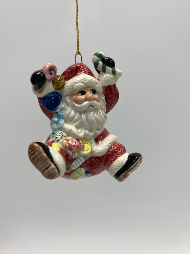 Fitz/Floyd Red White Ornaments