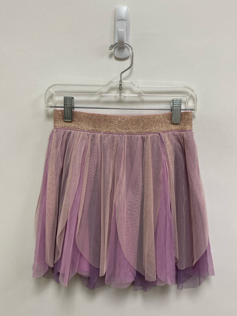 Mini Boden SIZE 7/8 Peach Purple Mesh Girl&