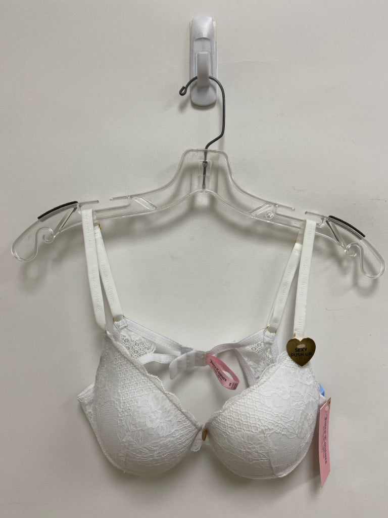 NWT Juicy Couture Size 34 White Ladies Bra