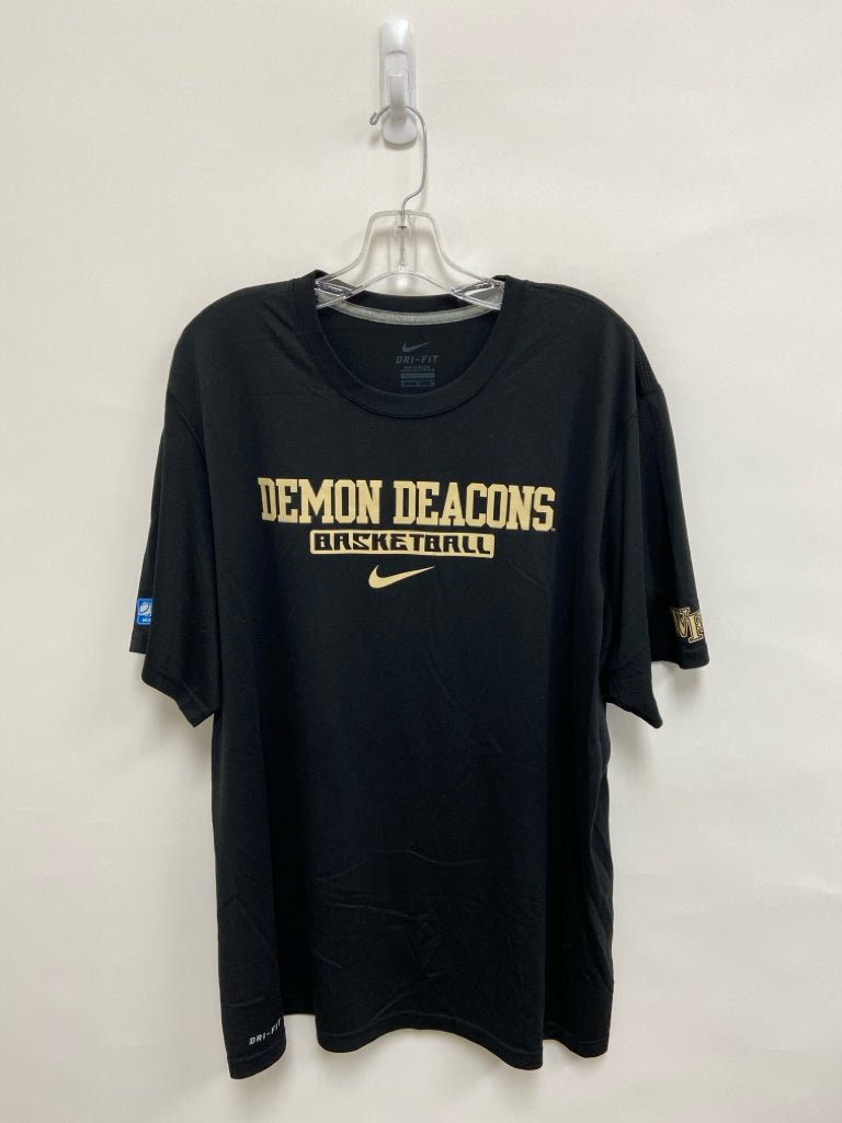 Nike Size XL Black Tan Wake Forest Men&