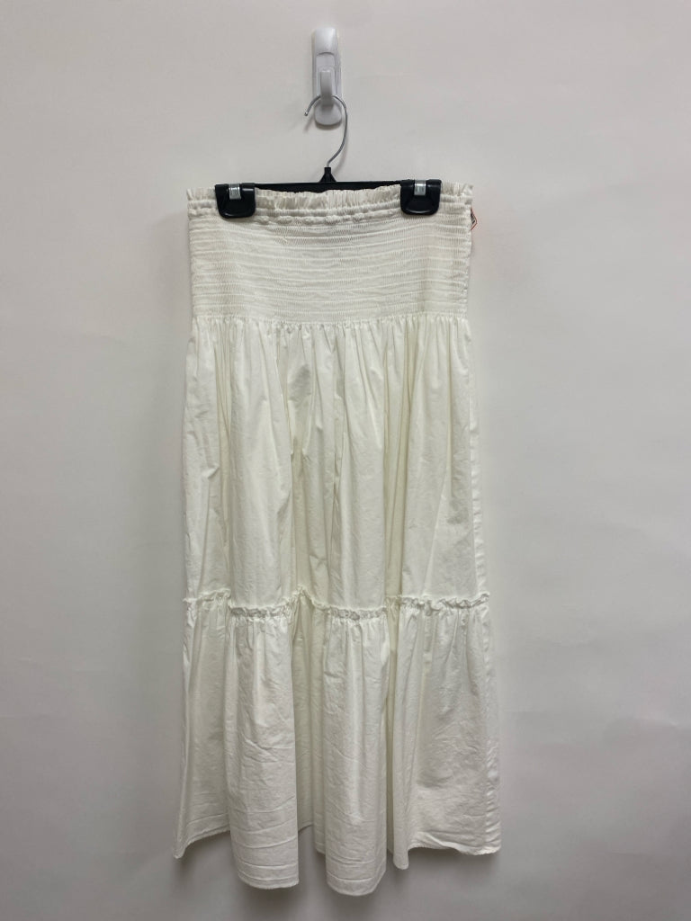 Trina Turk Size S White Smocking Ladies Skirt