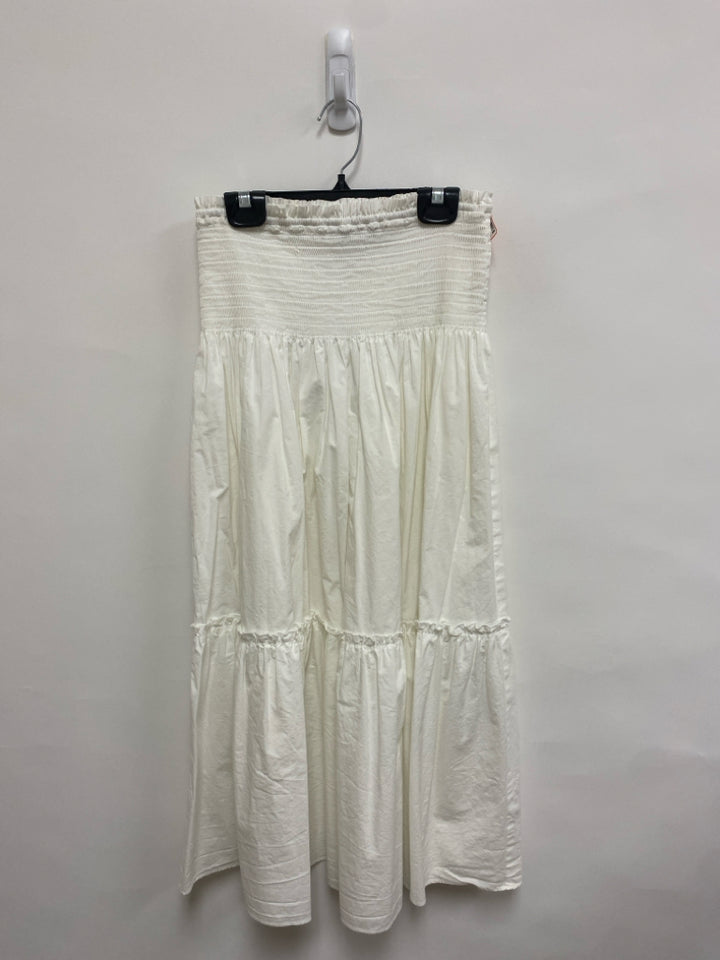 Trina Turk Size S White Smocking Ladies Skirt
