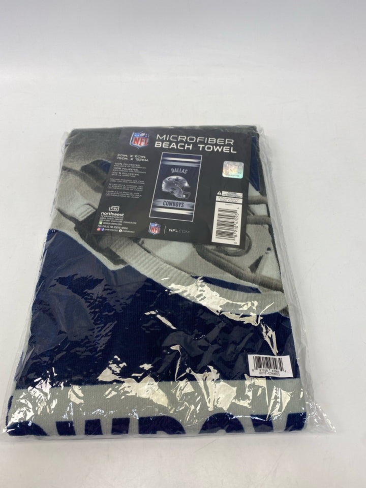 Blue/Gray Towel