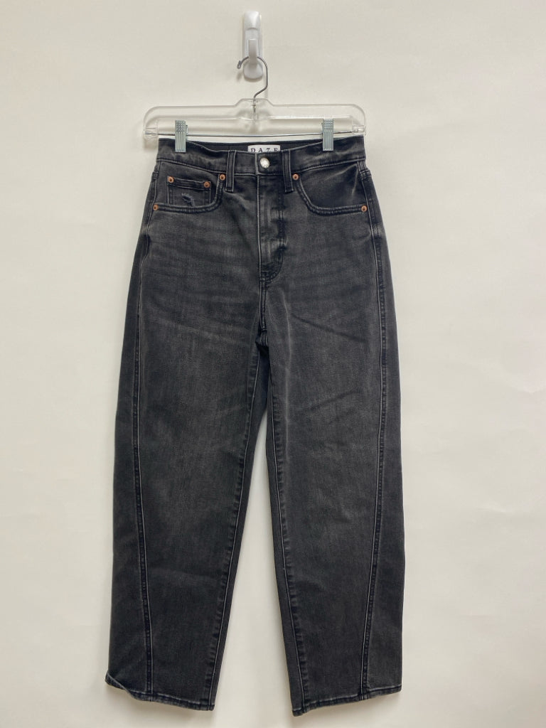 DAZE Size 24 Faded Black Ladies Jeans
