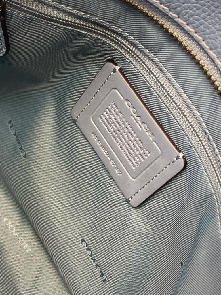 Coach Blue Turnlock Chain Tote 57107