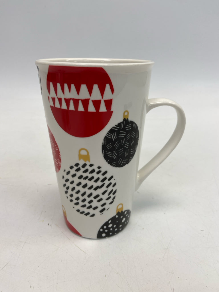Starbucks Cream Red Ornaments Christmas