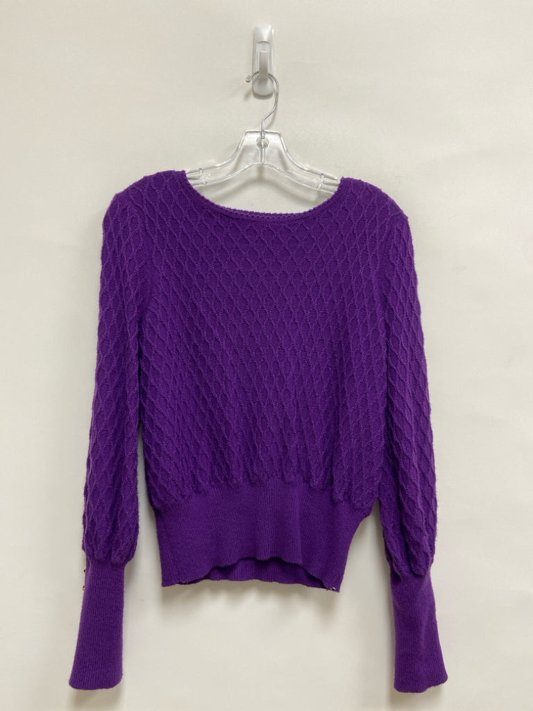 LILLY PULITZER Size M Purple Ribbed Ladies Sweater