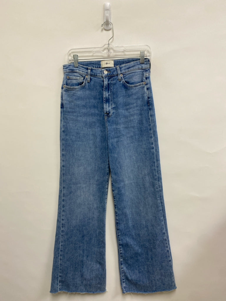 7/Mankind Size 28 Blue Denim Ladies Jeans