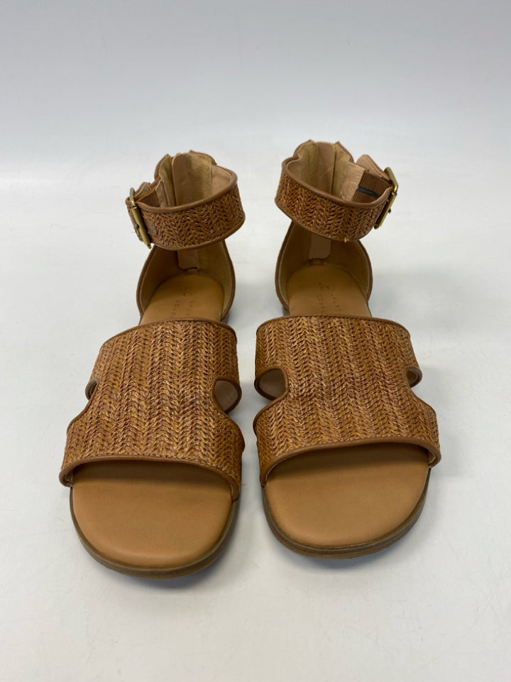 Lauren Conrad  Size 8.5 Brown Zipper Sandals