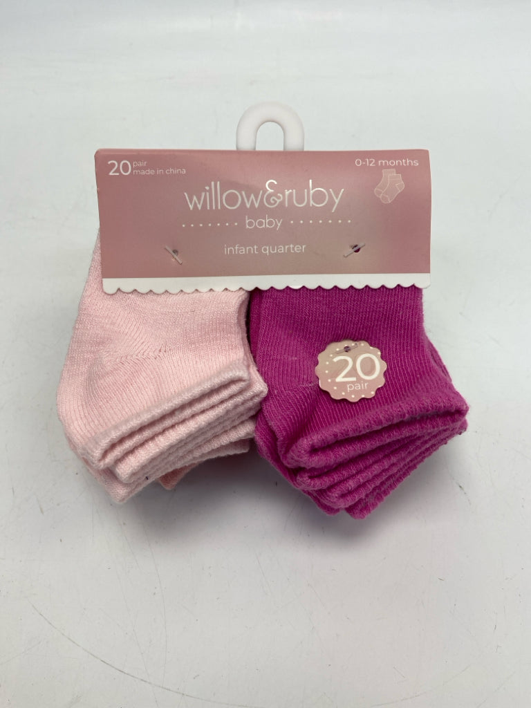 NEW SIZE 0-12M Pink White Girl&