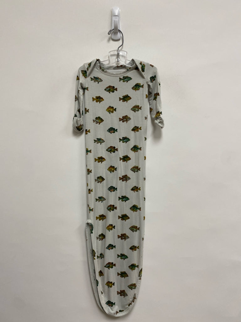 SIZE 0-3M Pale Gray Fish Boy&