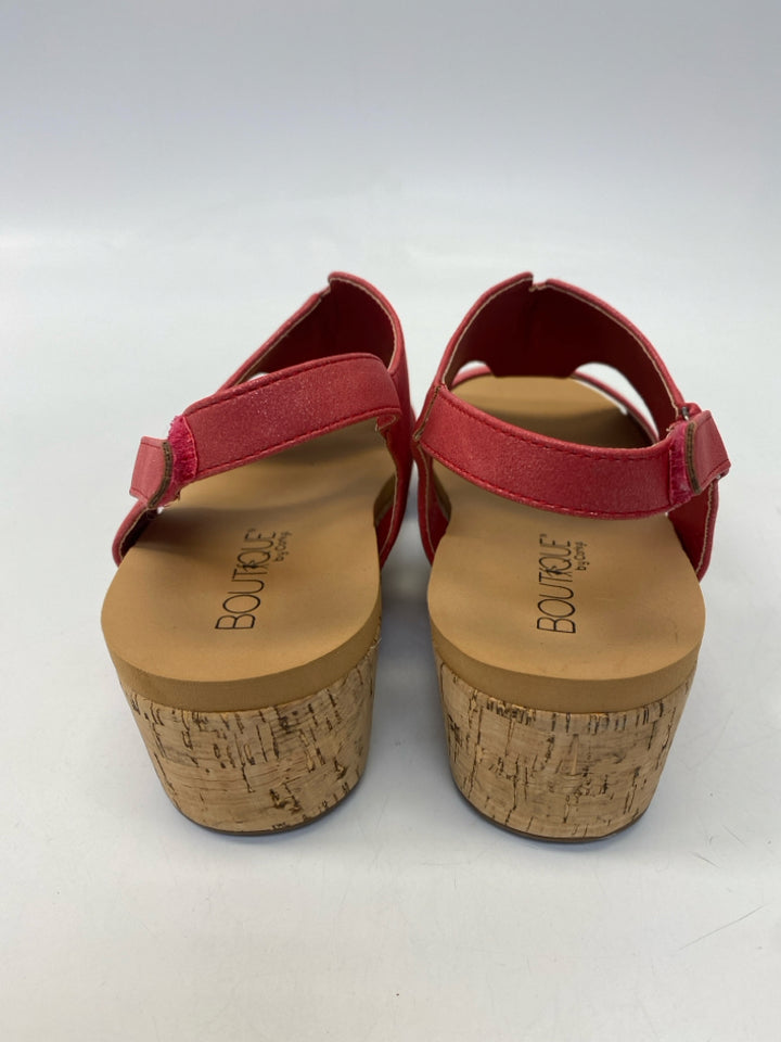 Corkys  Size 10 Red Studded Sandals
