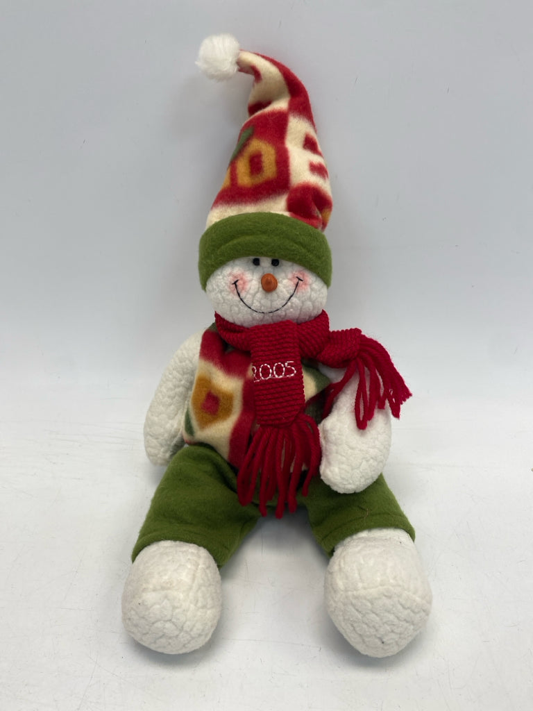 White Green/Red Stuffed Christmas