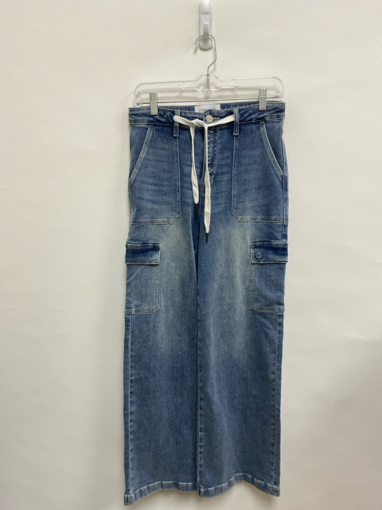 RISEN Size 7 Light Blue Wide Leg Ladies Jeans