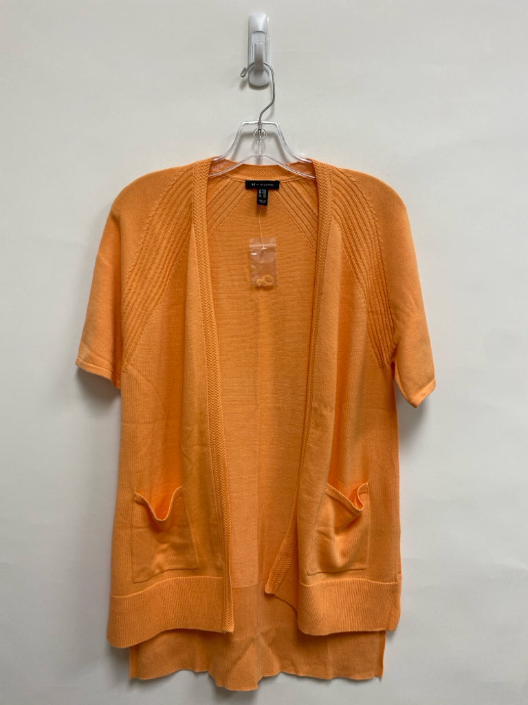Halston Size XXS Orange Drape Ladies Sweater